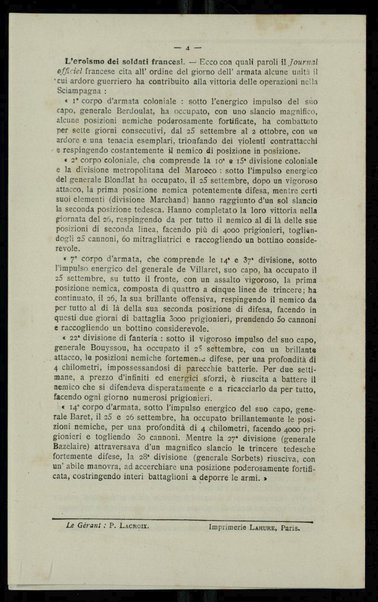 Documenti della guerra : bollettino d'informazioni pubblicato dalla Camera di commercio di Parigi